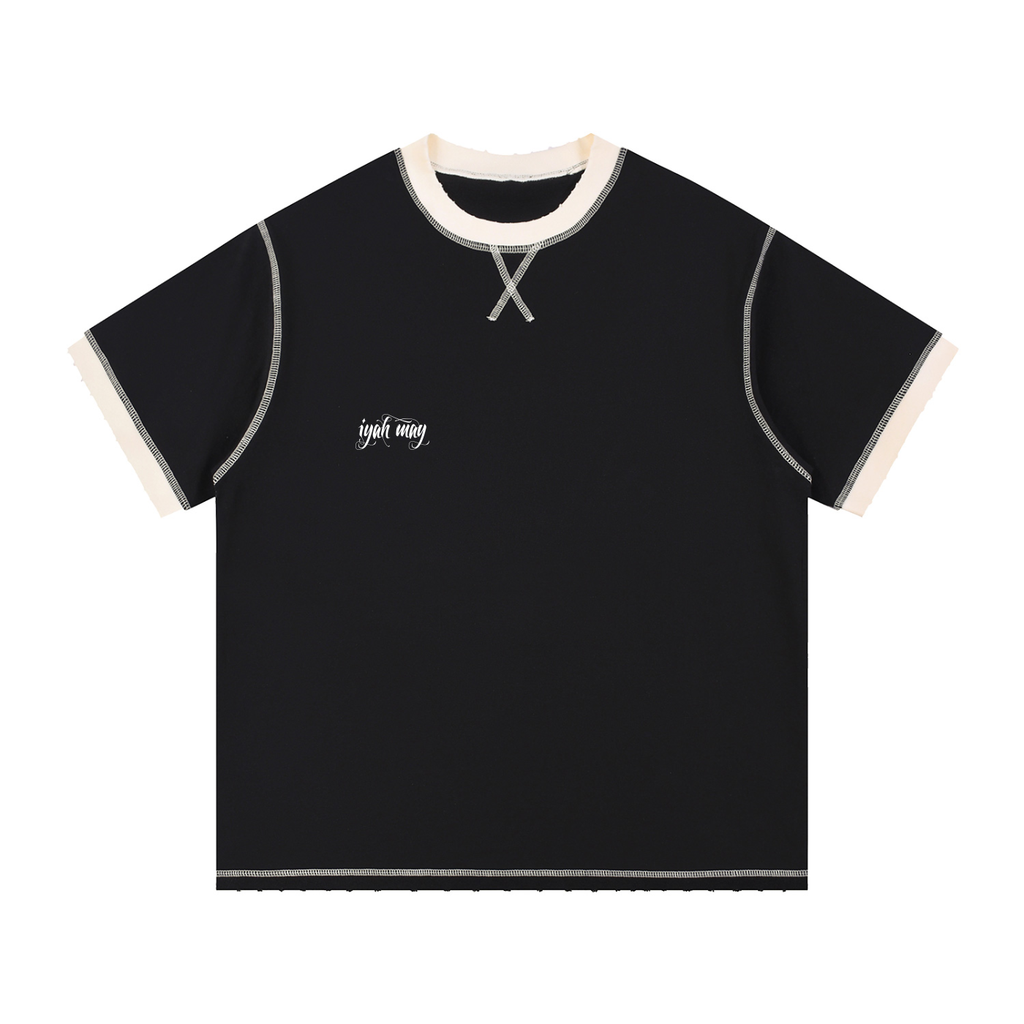 Contrast-Stitched Cotton T-Shirt
