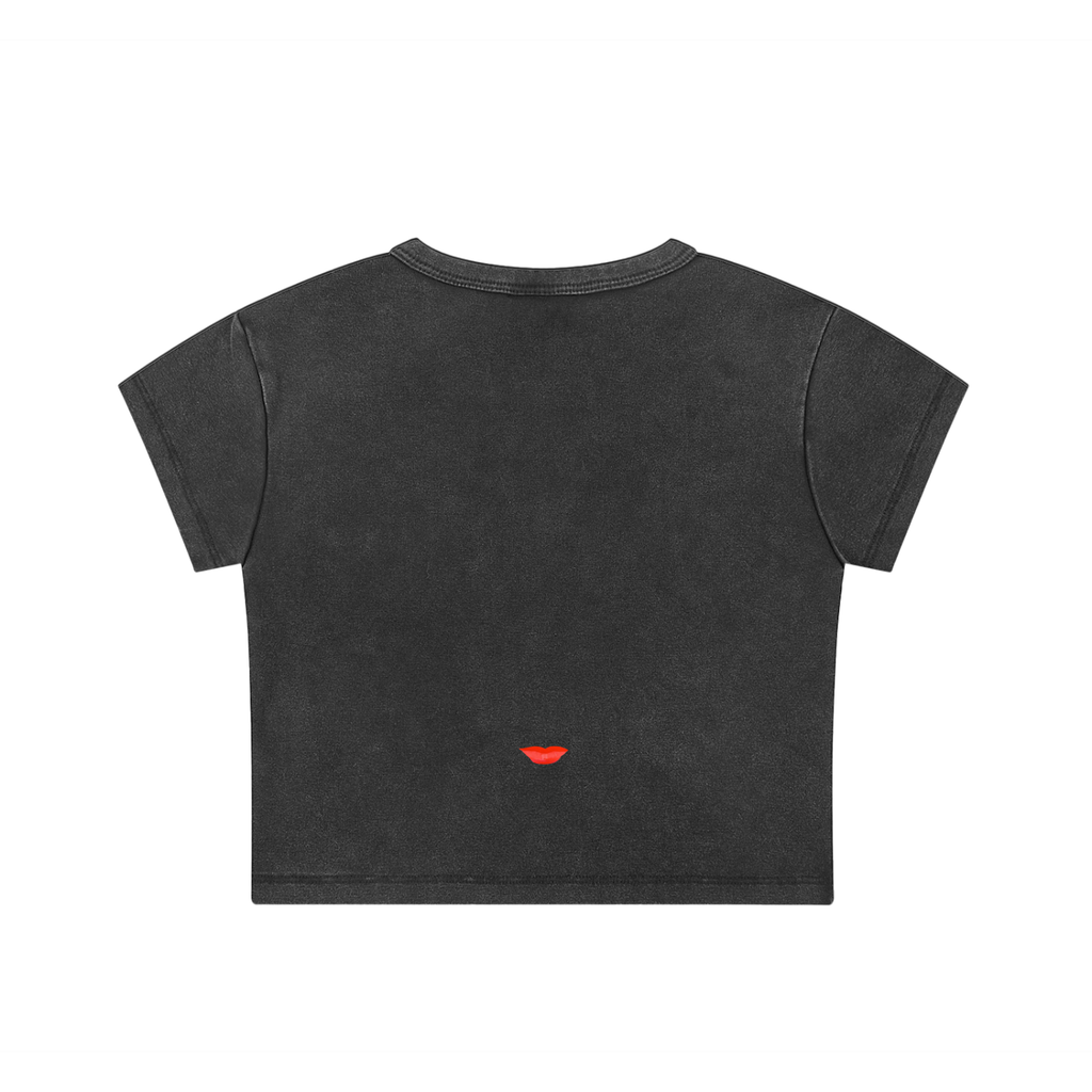 Snow Washed Crop Top
