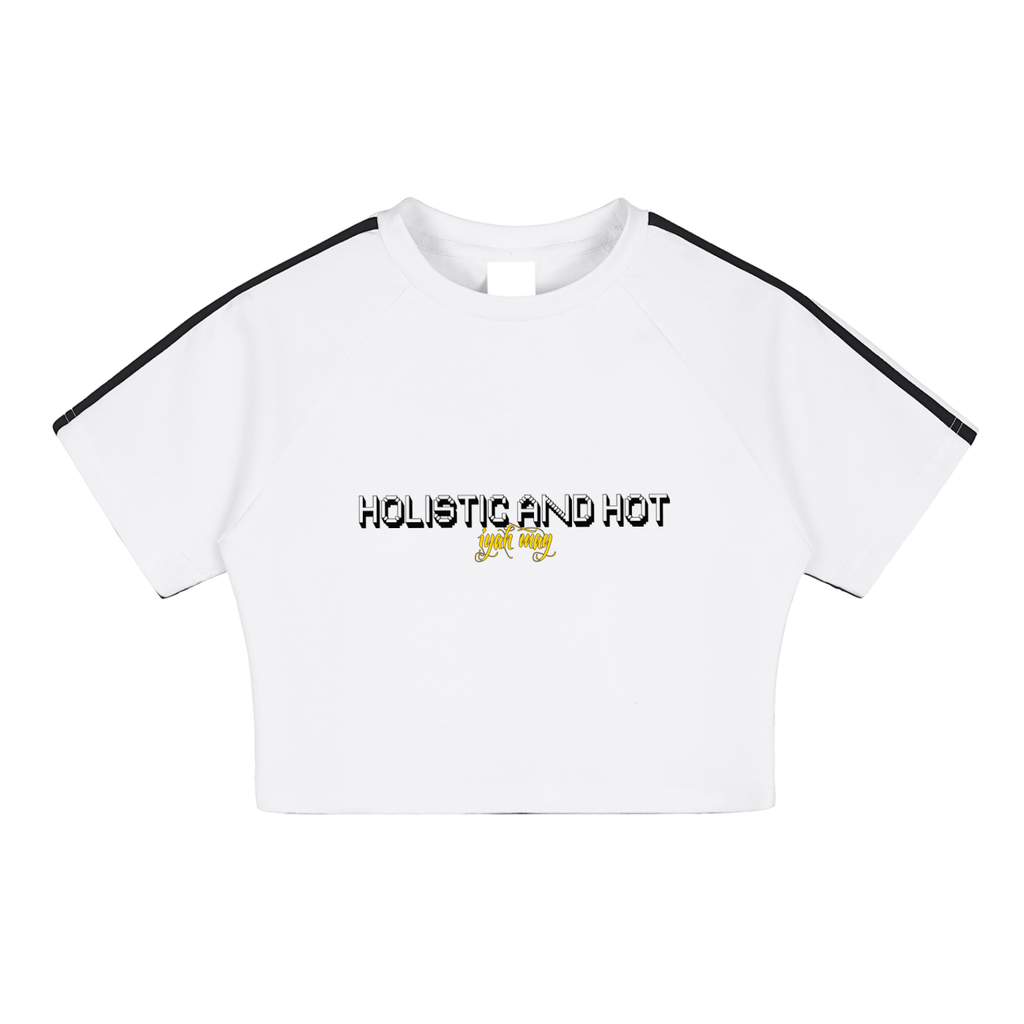 Holistic & Hot Taped Cooling Performance Crop Top