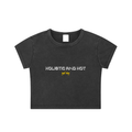 Snow Washed Crop Top